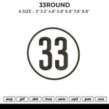33roud Embroidery File 6 size