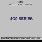 Series Embroidery File 6 sizes