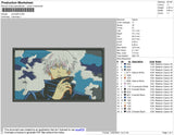 Anime 03 Rectangle Embroidery