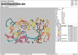 Alice0102 Embroidery File 6 sizes