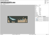 Rectangle Demon S Embroidery File 6 sizes