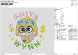 Cartoon 0301 Embroidery File 6 sizes