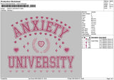 Univtext 0812 Embroidery File 6 sizes