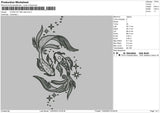 Koi Fish Embroidery File 6 sizes