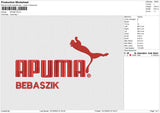APUMA Embroidery File 6 size