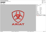 Ariat+EMB Embroidery File 6 sizes