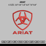 Ariat+EMB Embroidery File 6 sizes