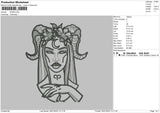 Aries Embroidery File 6 sizes