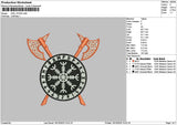 Axetext 1510 Embroidery File 6 sizes