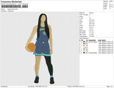 Angel Reese Embroidery File 6 size