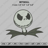 Batskull Embroidery
