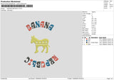BANANA REPUBLIC Embroidery File 6 size