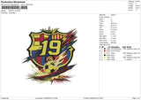 BARCA-19 Embroidery File 6 size
