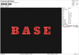 BASE Embroidery File 6 size