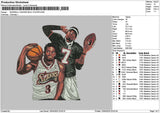 Players Photoembro Embroidery File 6 sizes