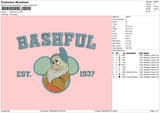 Bashful Embroidery File 6 sizes