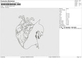 BATMAN RUNING Embroidery File 6 size