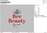 BEE BEAUTY Embroider File 6 sizes