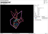 BEERUS2226 Embroidery File 6 size