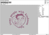 Betty Outline Embroidery File 6 sizes