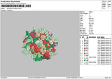 Bouquete 0302 Embroidery File 6 sizes