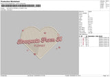 Florist Love Embroidery File 6 sizes