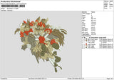 Bouquete2312 Embroidery File 6 sizes