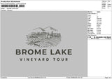 Brometext Embroidery File 6 sizes