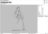 BTS Lineart Embroidery