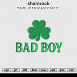 Bad Boy Embroidery File 6 size