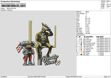 Bowltext 2601 Embroidery File 6 sizes