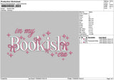 Bookishtext Embroidery File 6 sizes