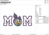 Bubies MOM Embroidery File 6 sizes