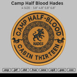 Camp Half Blood Hades Embroidery