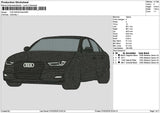 Car 0402 Embroidery File 6 sizes