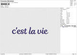 CEST Embroidery File 6 sizes