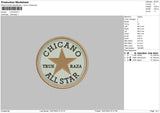 Chicano Embroidery File 6 sizes