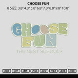 Chooe Fun Embroidery File 6 sizes