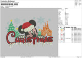 Xmasmickey 1311 Embroidery File 6 sizes