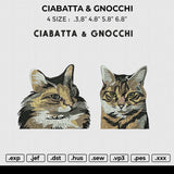 CIABATTA & GNOCCHI Embroidery