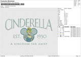CINDERELLA 291224 Embroidery File 6 size