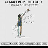 CLARK FROM THE LOGO Embroidery File 6 size