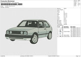 CLASSIC CAR V5 Embroidery File 4 size
