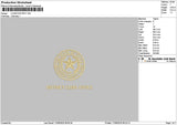 Clerktext Embroidery File 6 sizes