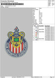 Club 1003 Embroidery File 6 sizes