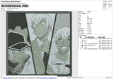 CONAN Square Embroidery File 6 size