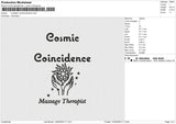 COSMIC COINCIDENCE Embroidery File 6 size