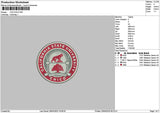 Csucircle Embroidery File 6 sizes