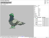Cute Dove Embroidery