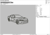 Car 0602 Embroidery File 6 sizes